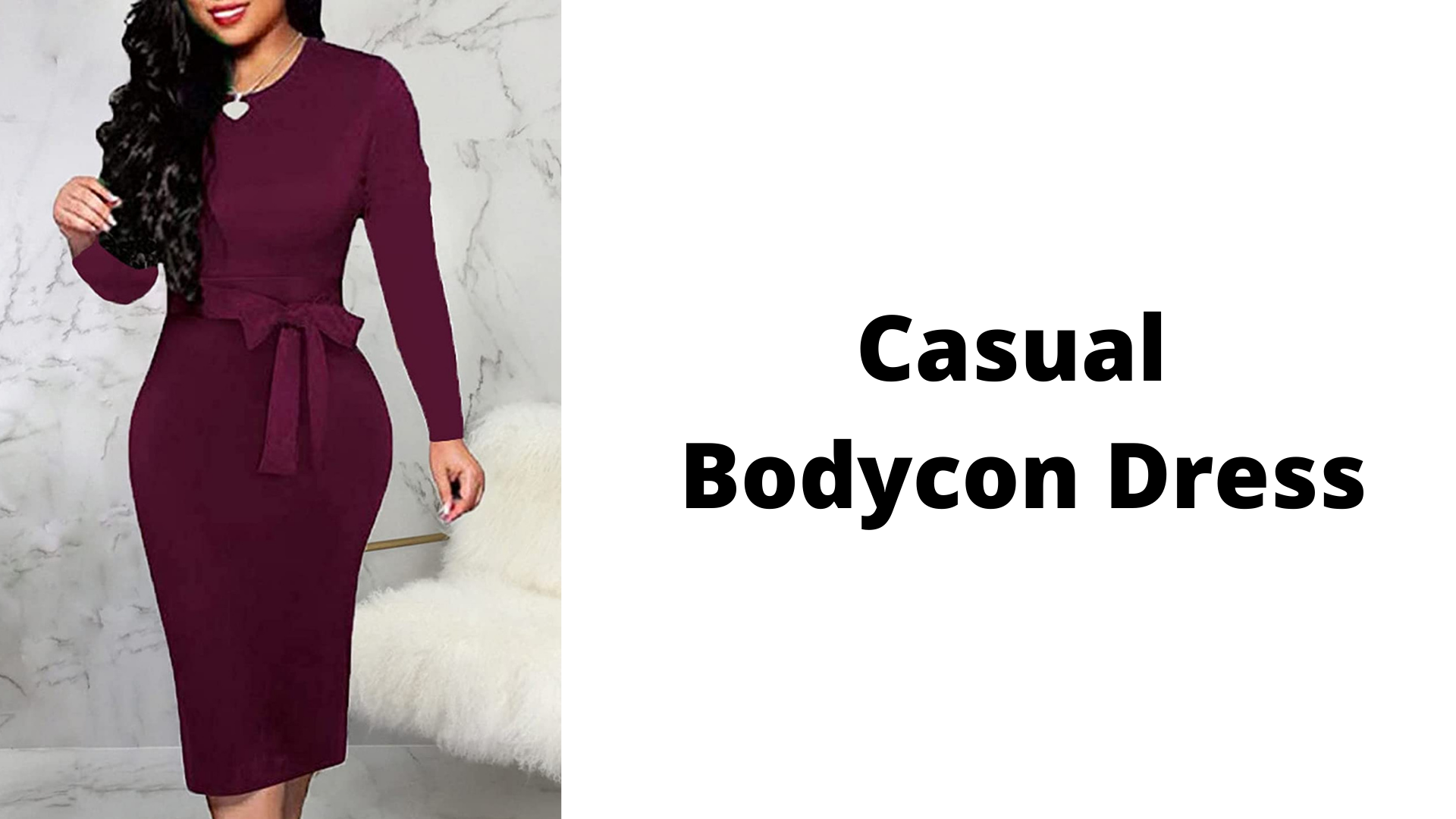 casual bodycon dress